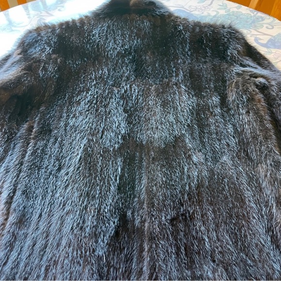 COPY - Vintage Dark Ranch Mink Fur Jacket - Picture 5 of 11
